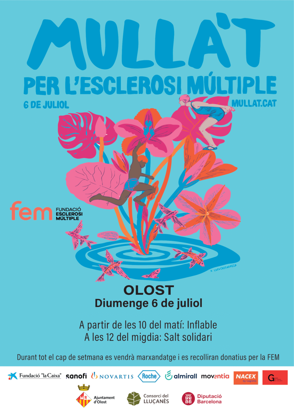 Diumenge 6 de juliol, MULLA'T per l'Esclerosi Múltiple
